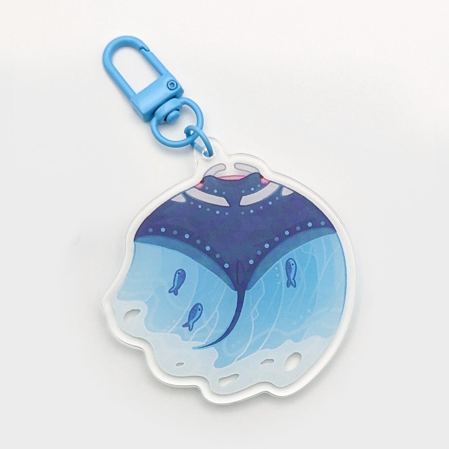 Kailua the Manta Ray - Acrylic Keychain