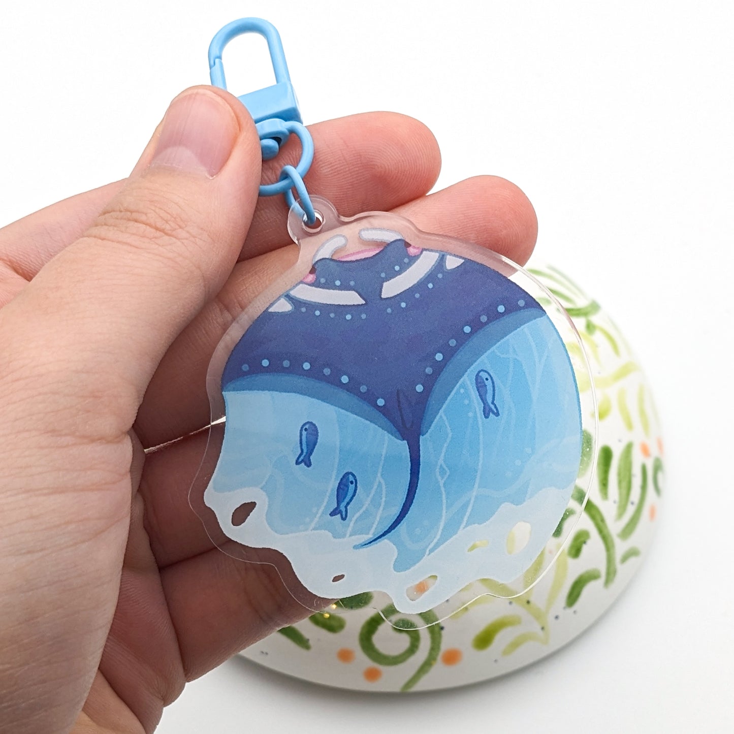 Kailua the Manta Ray - Acrylic Keychain