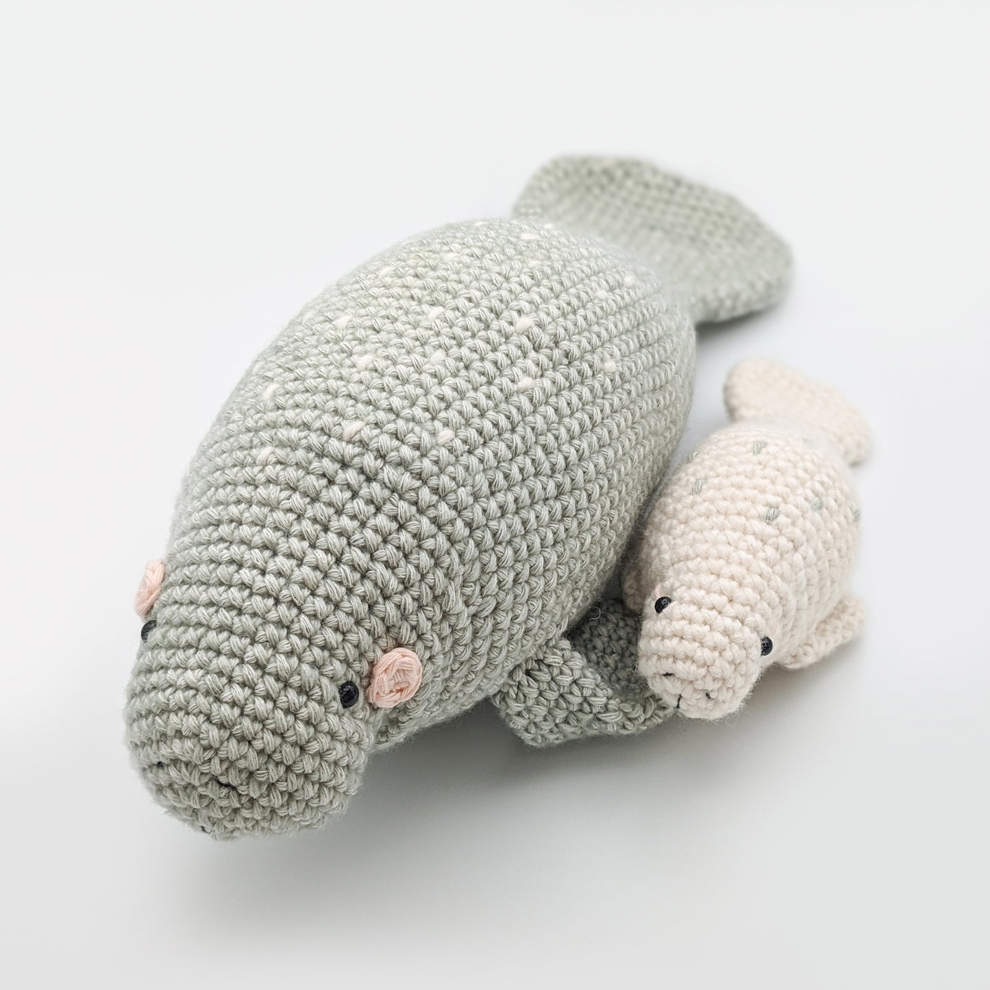 Tater & Toffel the Manatees - Physical Crochet Pattern
