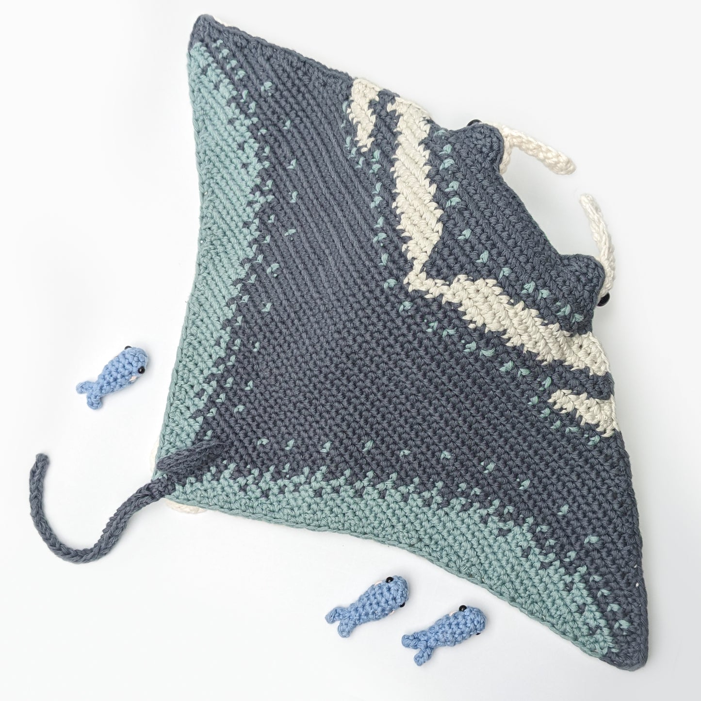 Kailua the Manta Ray - Physical Crochet Pattern