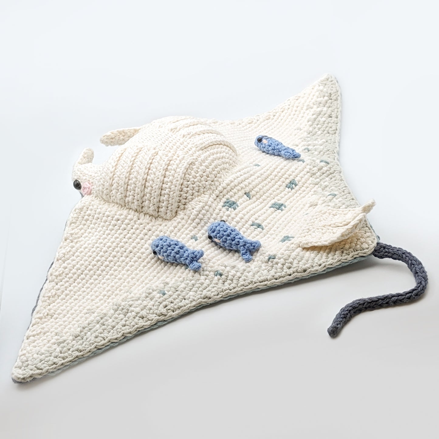 Kailua the Manta Ray - Physical Crochet Pattern