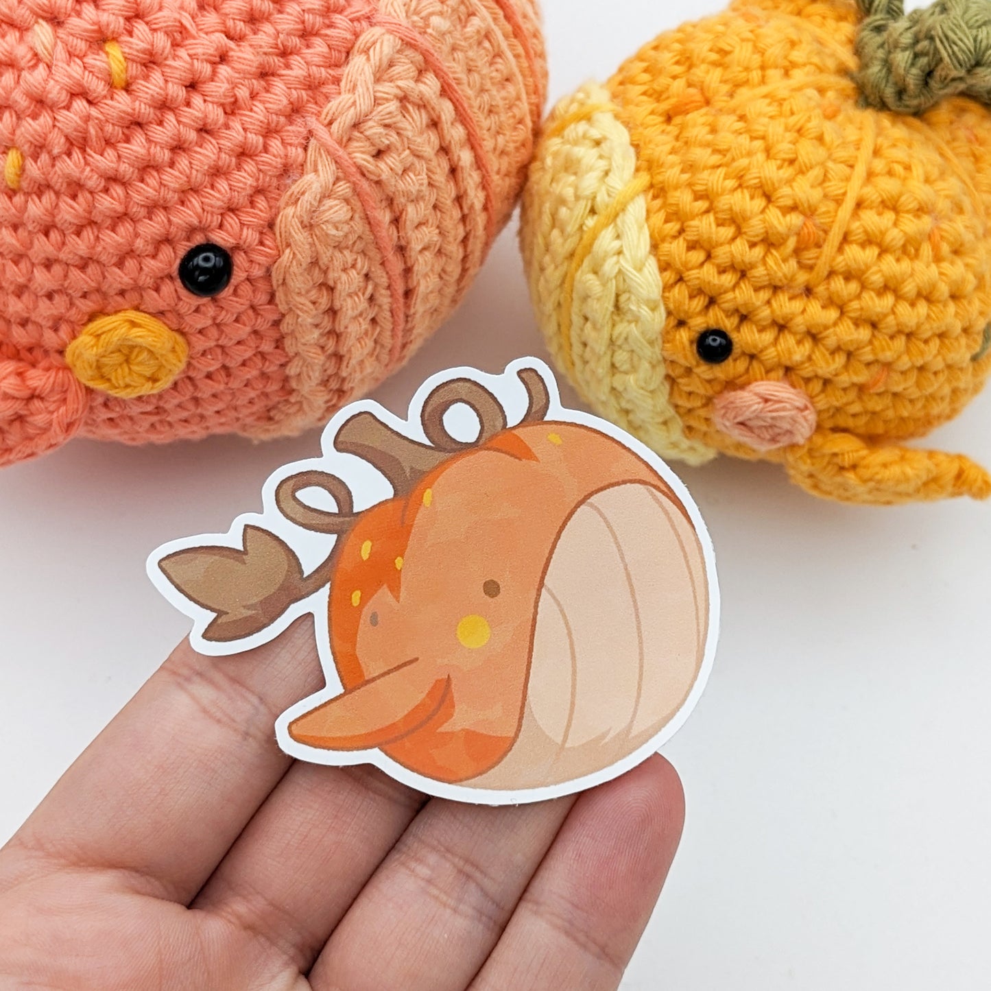 Whale Pumpkin (Whalekin) - Vinyl Sticker