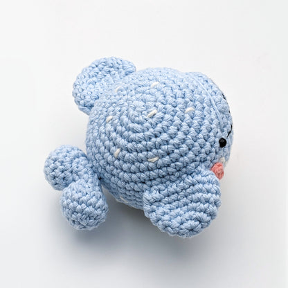 Captain Froggie & Baby Whale Shark - Digital Crochet Pattern