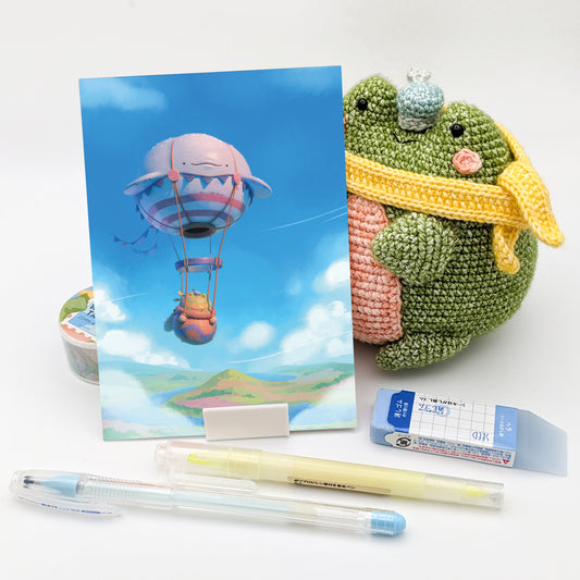 Balloon Journey - Postcard (A6)