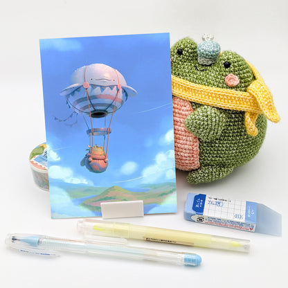 Ballonreise - Postkarte (A6)