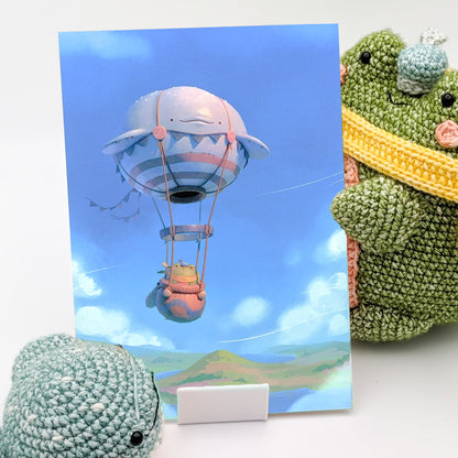 Ballonreise - Postkarte (A6)