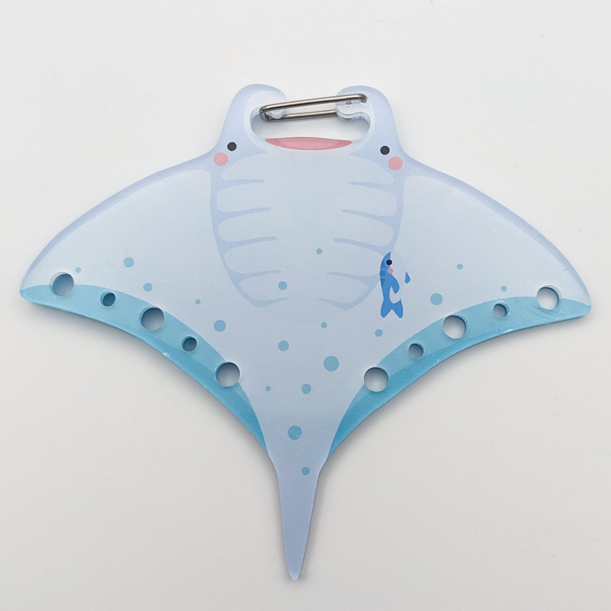 Kailua the Manta Ray - Acrylic Carabiner – schrahki