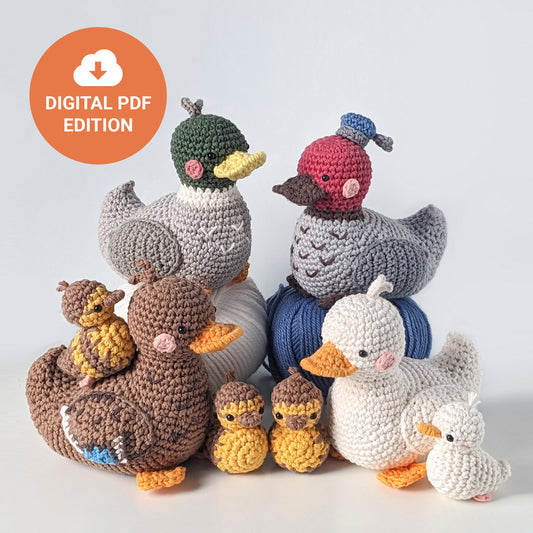 Duckling Family - Digital Crochet Pattern