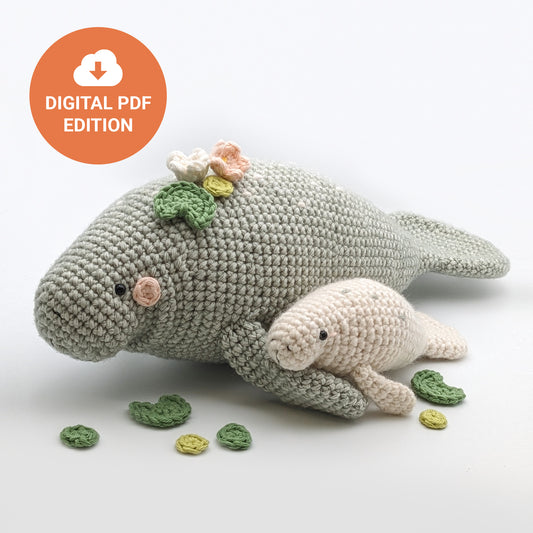 Tater & Toffel the Manatees - Digital Crochet Pattern