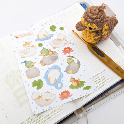 Enten - Vinyl Stickerbogen