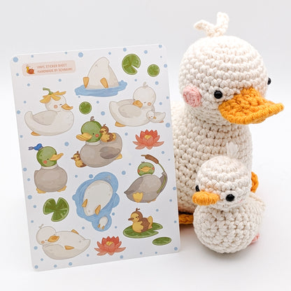 Enten - Vinyl Stickerbogen