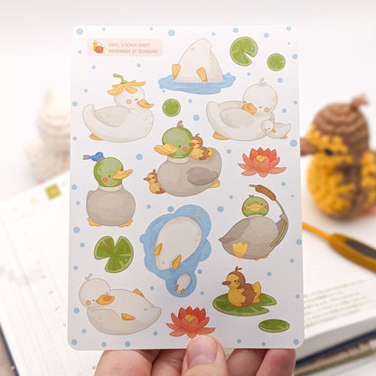 Enten - Vinyl Stickerbogen