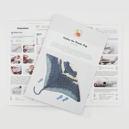 Mantarochen Kailua - Broschierte Häkelanleitung