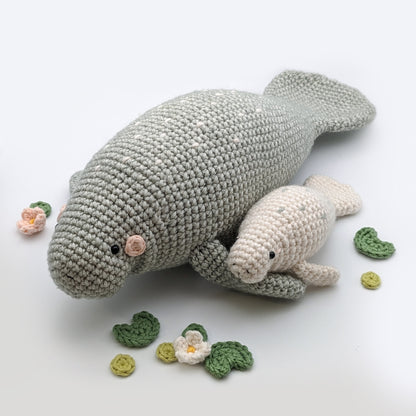 Tater & Toffel the Manatees - Digital Crochet Pattern