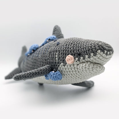 Nikki the Tiger Shark - Digital Crochet Pattern