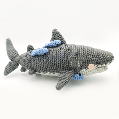 Nikki the Tiger Shark - Digital Crochet Pattern