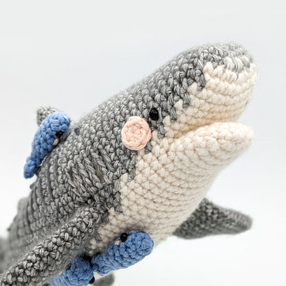 Nikki the Tiger Shark - Digital Crochet Pattern