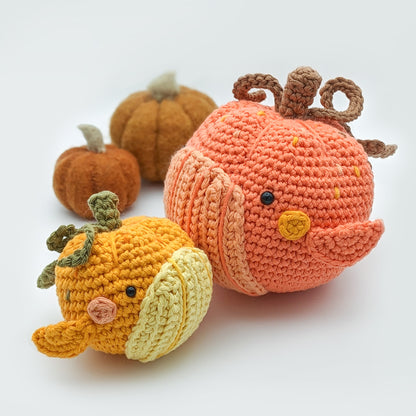 Whale Pumpkins - Digital Crochet Pattern