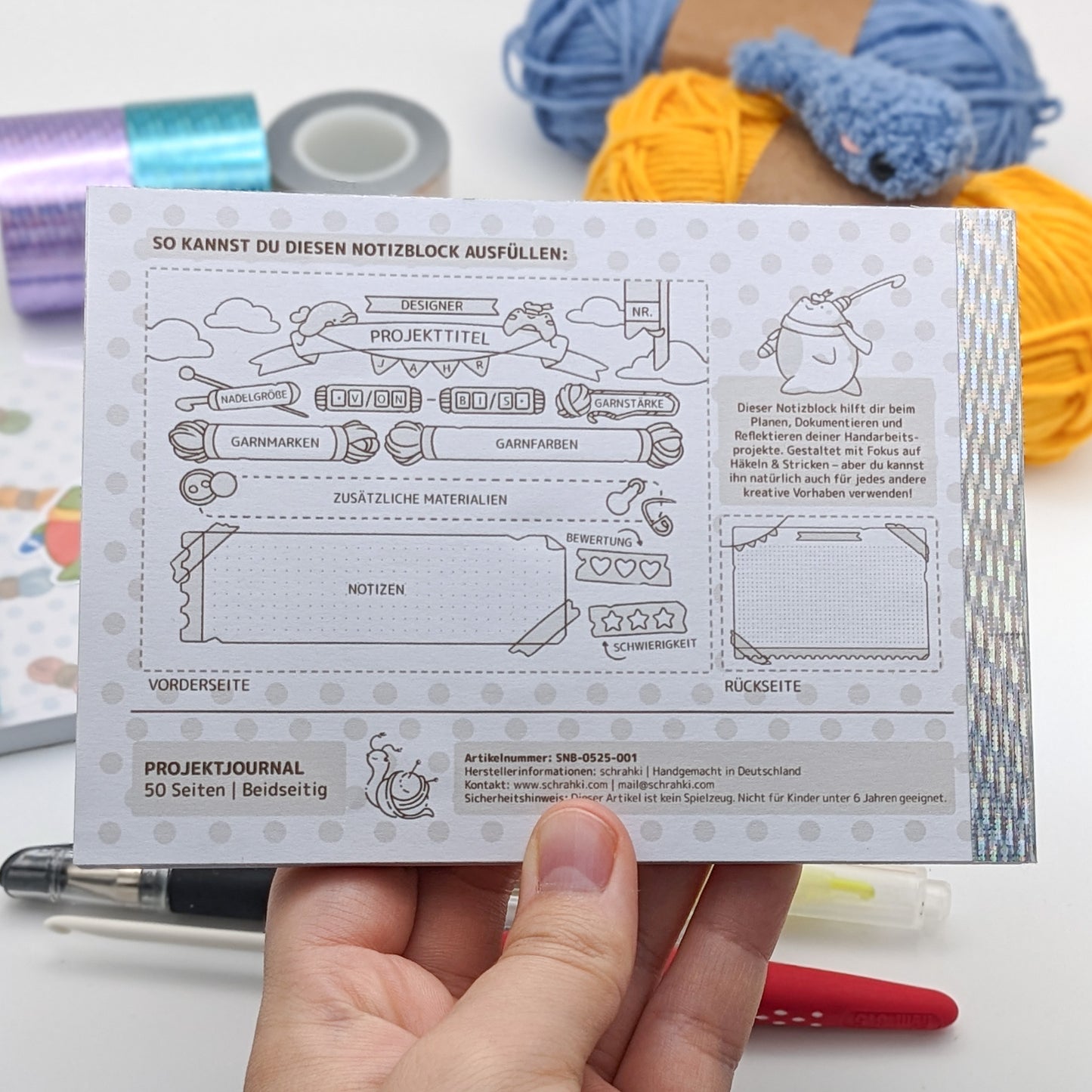 Projektjournal - Notizblock (A6)