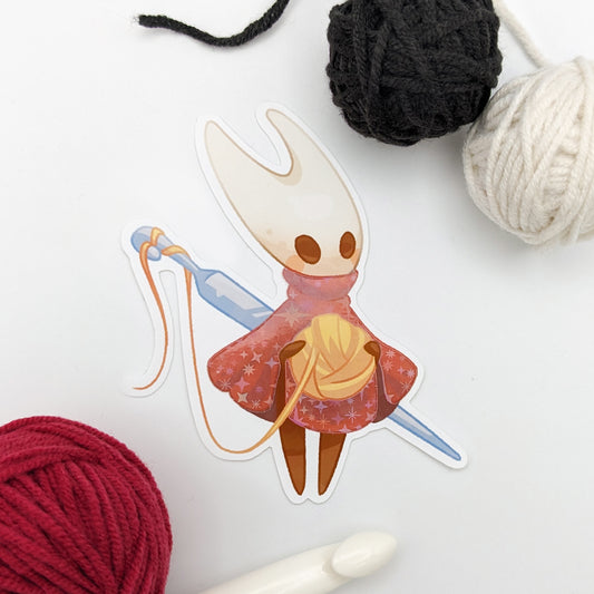 Hornet the Crocheter - Vinyl Sticker