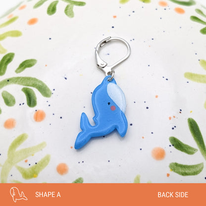 Hope the Blue Whale - Stitch Marker (1x)