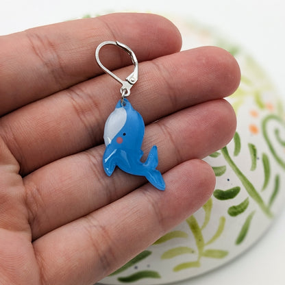 Hope the Blue Whale - Stitch Marker (1x)