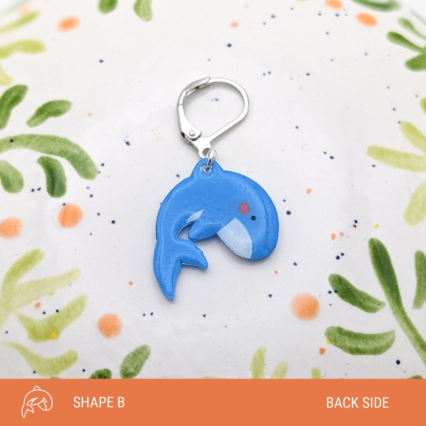 Hope the Blue Whale - Stitch Marker (1x)