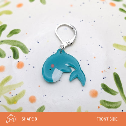 Hope the Blue Whale - Stitch Marker (1x)