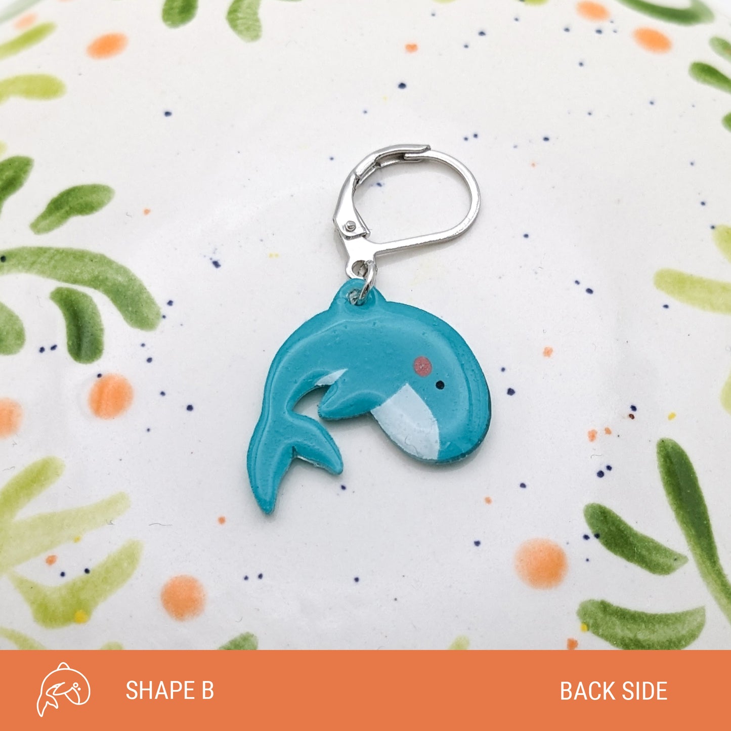 Hope the Blue Whale - Stitch Marker (1x)