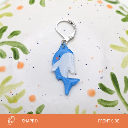 Hope the Blue Whale - Stitch Marker (1x)