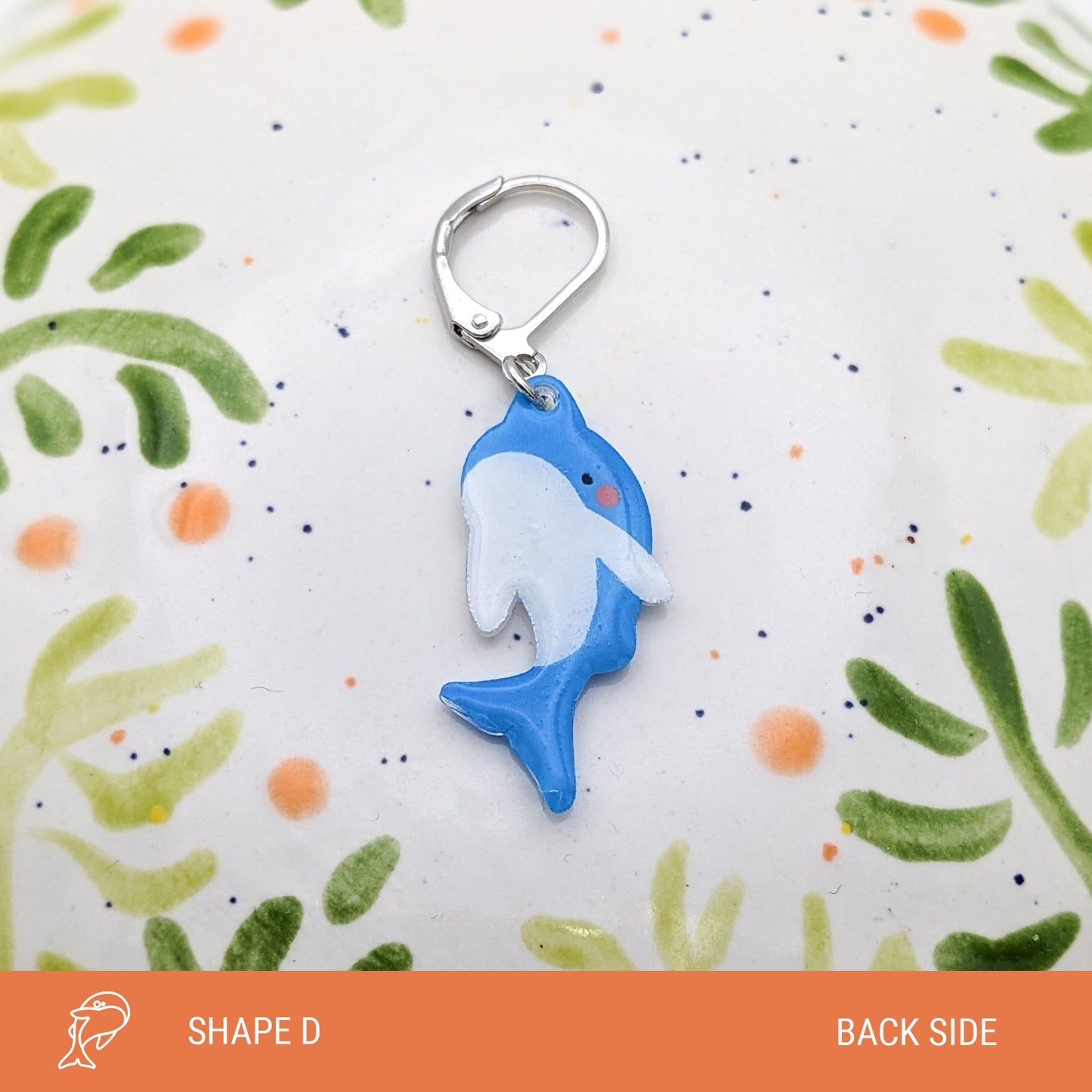 Hope the Blue Whale - Stitch Marker (1x)