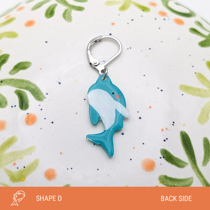 Hope the Blue Whale - Stitch Marker (1x)