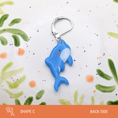 Hope the Blue Whale - Stitch Marker (1x)