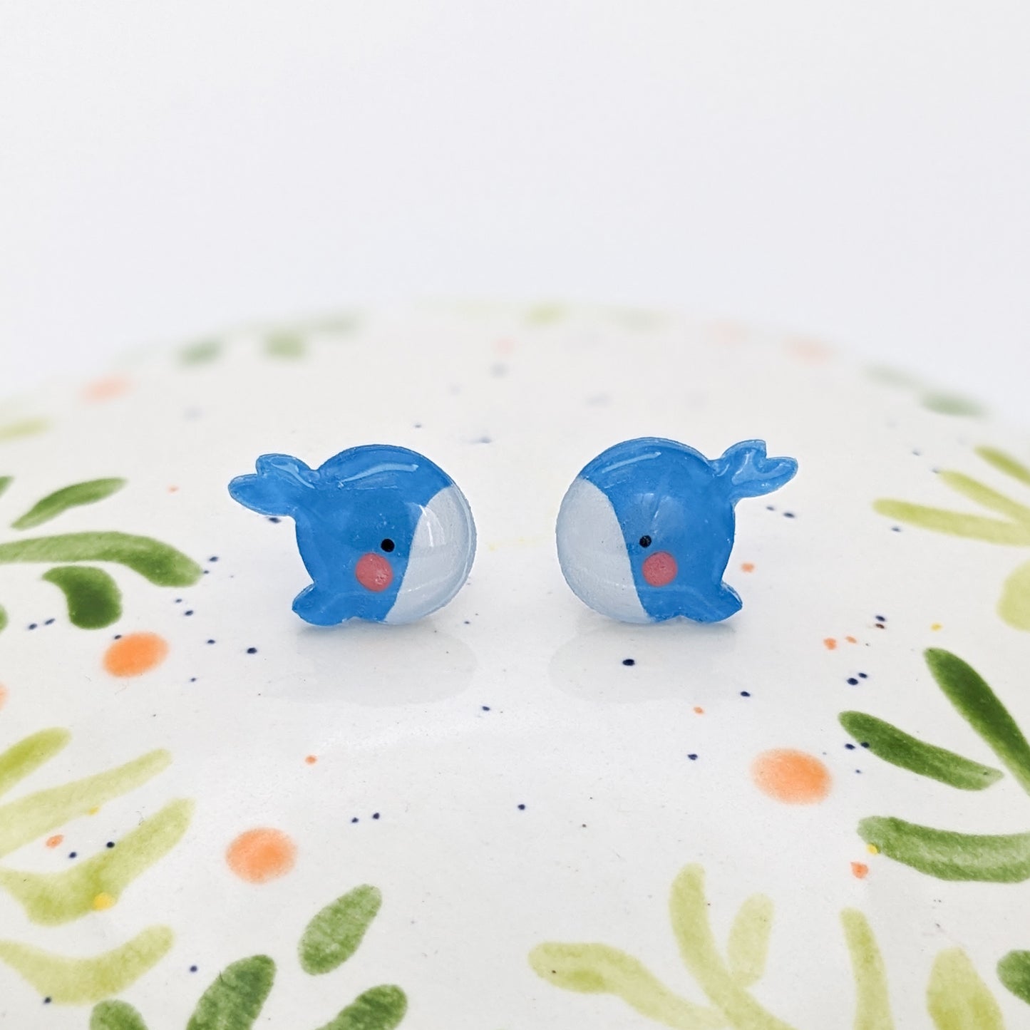 Whale Bauble - Stud Earrings