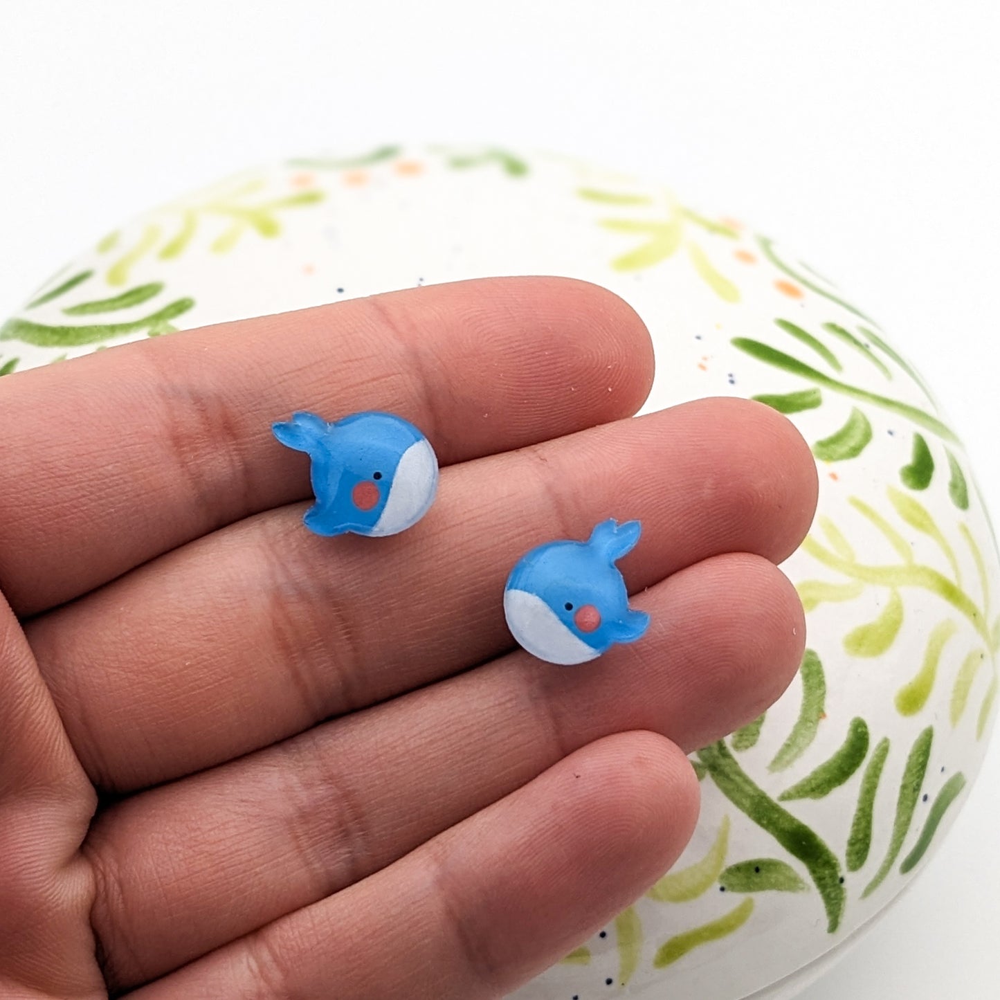 Whale Bauble - Stud Earrings