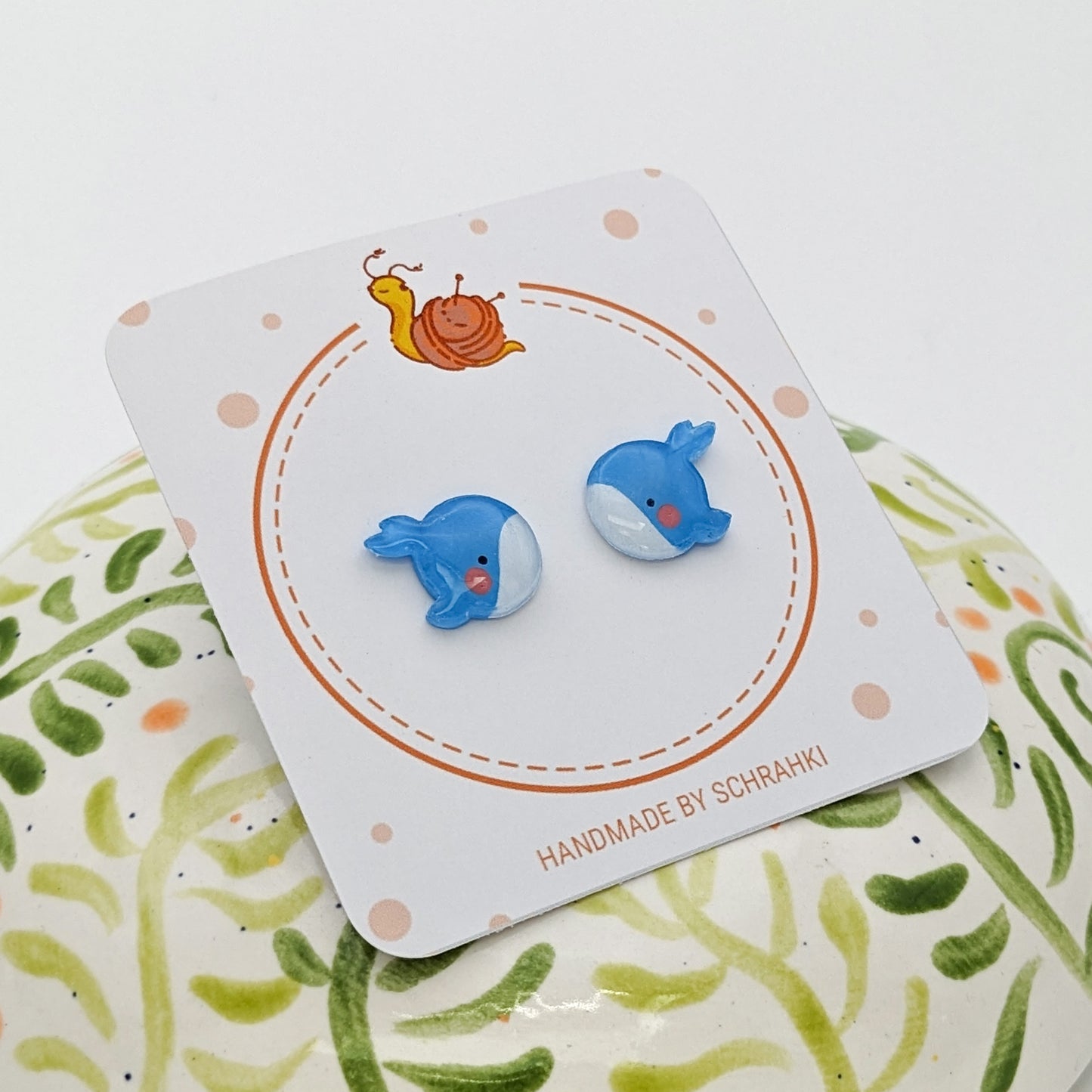 Whale Bauble - Stud Earrings