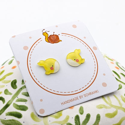 Whale Bauble - Stud Earrings