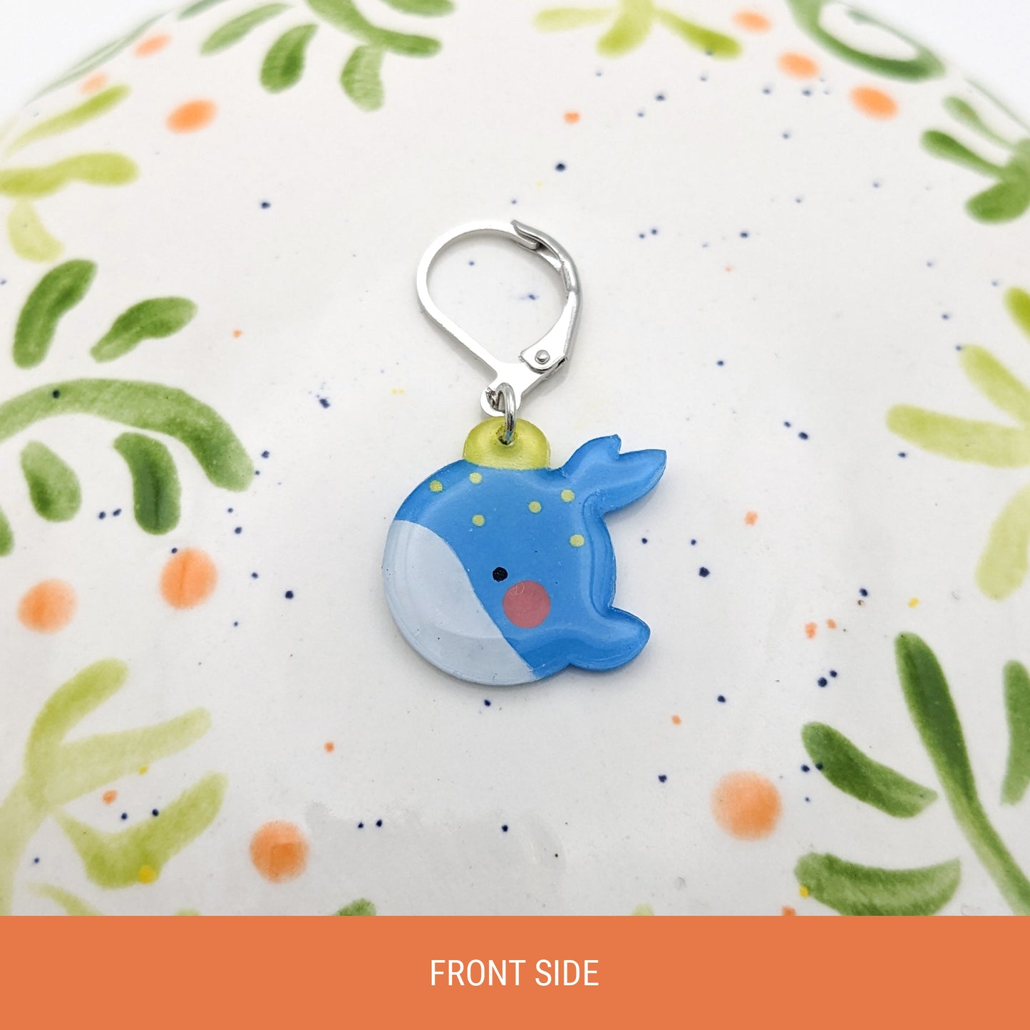 Whale Bauble - Stitch Marker (1x)