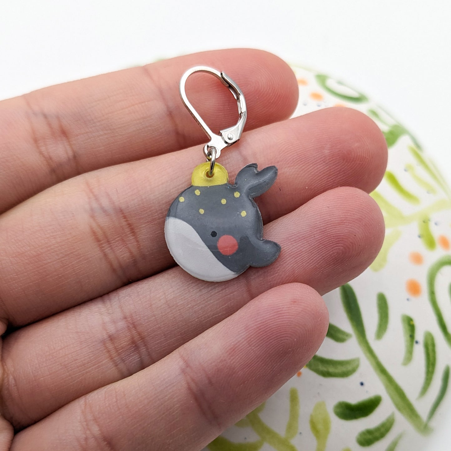 Whale Bauble - Stitch Marker (1x)