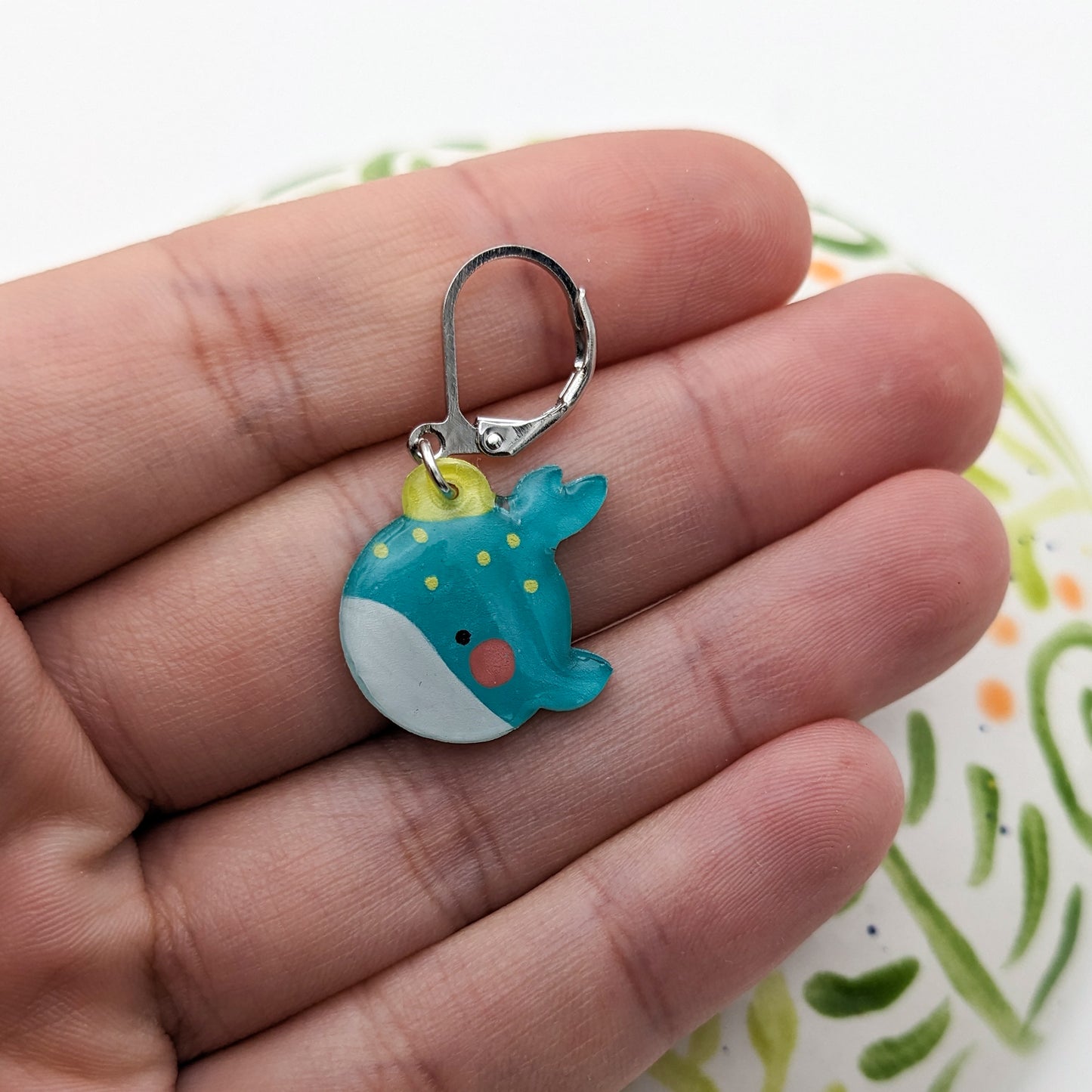 Whale Bauble - Stitch Marker (1x)