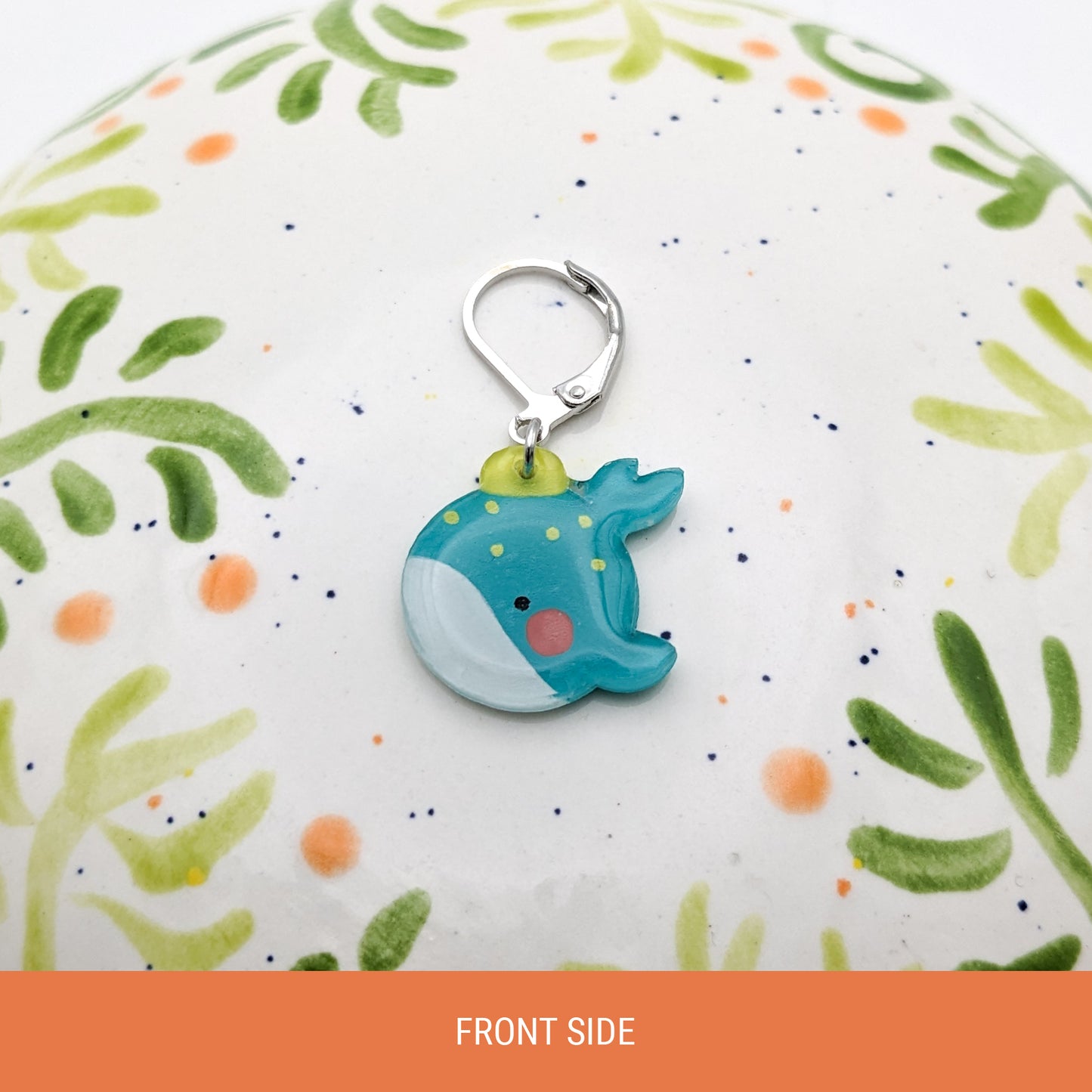 Whale Bauble - Stitch Marker (1x)