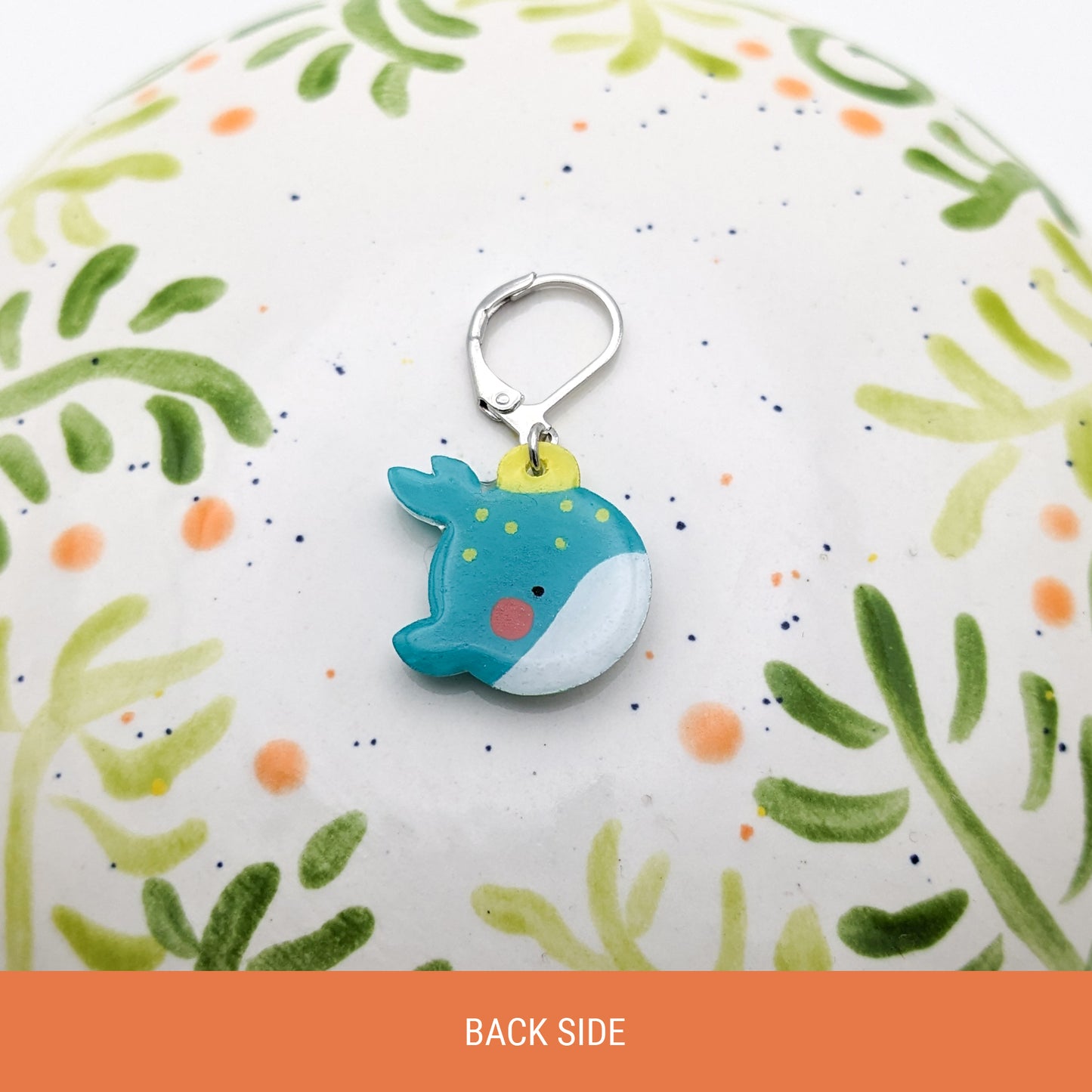 Whale Bauble - Stitch Marker (1x)